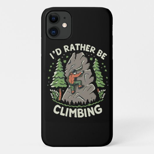 Coques Case-Mate iPhone Je préférerais grimper (Dos)