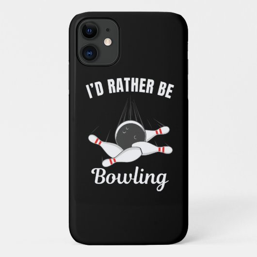 Coques Case-Mate iPhone Je préférerais jouer au bowling (Dos)