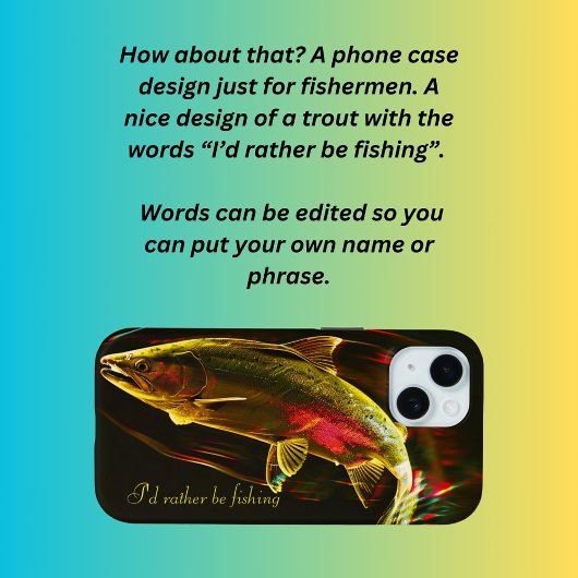 Coques Case-Mate iPhone Je préférerais pêcher