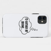 Coques Case-Mate iPhone Je Préférerais Skier (Dos (Horizontal))