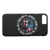 Coques Case-Mate iPhone Je représente fièrement l'agenouillement de (Dos (Horizontal))