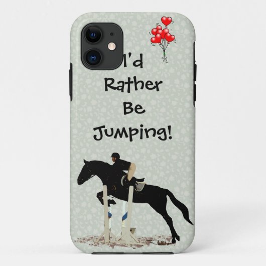 Coques Case-Mate iPhone Je sauterais plutôt ! Cheval (Dos)