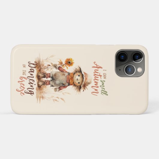 Coques Case-Mate iPhone Je Sens L'Automne - Brute Rustique & Tournesol (Dos (Horizontal))
