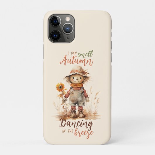 Coques Case-Mate iPhone Je Sens L'Automne - Brute Rustique & Tournesol (Dos)