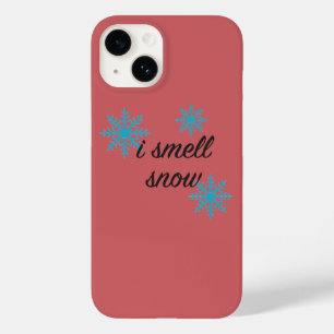 Coque Pour iPhone 14 Je Sens Motif De Flocon De Neige À Neige
