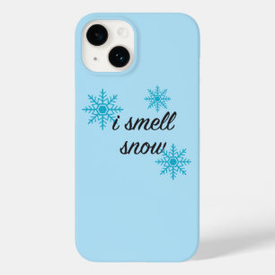 Coque Pour iPhone 14 Je Sens Motif De Flocon De Neige À Neige