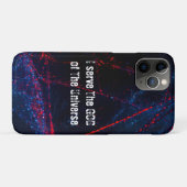 Coques Case-Mate iPhone Je sers le Dieu de l'univers (Dos (Horizontal))