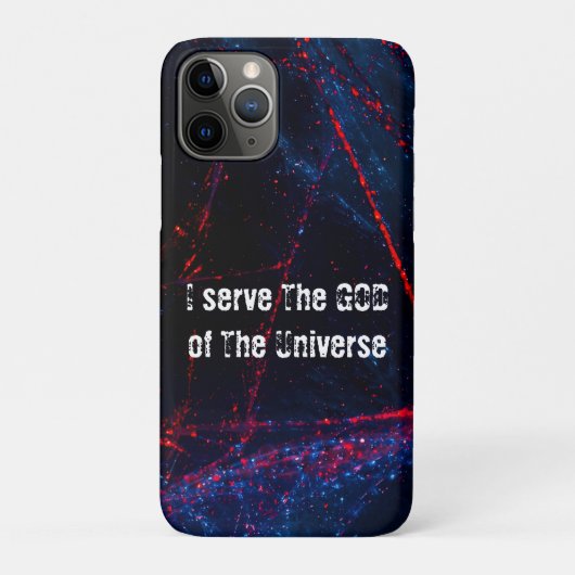 Coques Case-Mate iPhone Je sers le Dieu de l'univers (Dos)