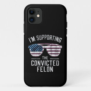 Case-Mate iPhone Case Je soutiens le criminel condamné pro Trump 2024