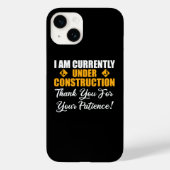 Coques Case-Mate iPhone Je Suis Actuellement En Construction (Verso)