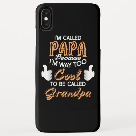 Coques Case-Mate iPhone Je suis appelé Papa parce que je suis trop Cool (Dos)