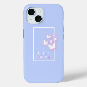 Coque Pour iPhone 15 Je suis assez, Citation d'amour personnel