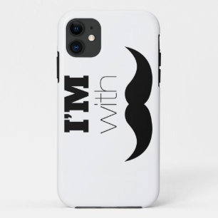 Coque Case-Mate Pour iPhone Je suis avec Moustache