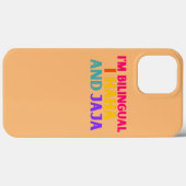 Coques Case-Mate iPhone Je suis bilingue I haha et jaja Funny Espagnol (Verso (horizontal))