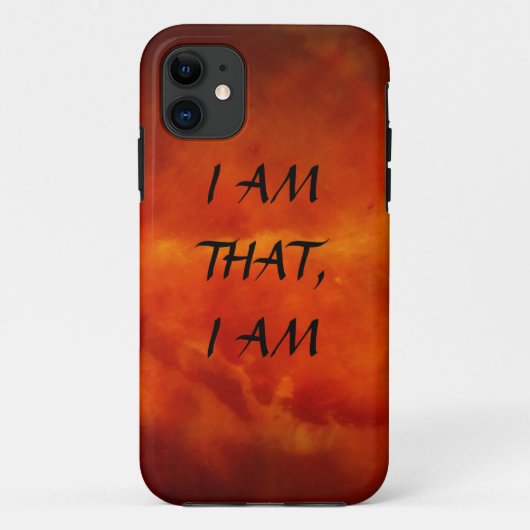COQUES Case-Mate iPhone JE SUIS CELUI QUE JE SUIS - TEMPÊTE DE FEU (Dos)