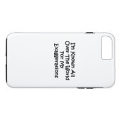 Coques Case-Mate iPhone Je suis connu dans le monde entier (Dos (Horizontal))