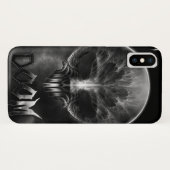 Coques Case-Mate iPhone Je Suis Crâne Fractal Doom (Dos (Horizontal))