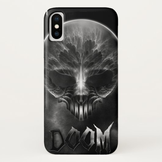 Coques Case-Mate iPhone Je Suis Crâne Fractal Doom (Dos)