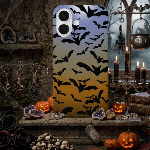 Coques iPhone 16 Je suis devenue folle des chauves-souris noires et