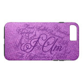 Coques Case-Mate iPhone Je suis identité (Dos (Horizontal))