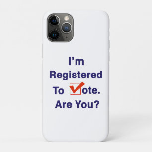 Case-Mate iPhone Case Je suis inscrit au vote 2024