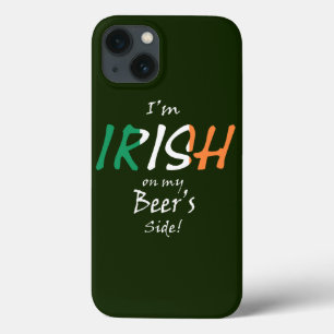 Case-Mate iPhone Case Je suis irlandais sur le côté de ma bière en bas i