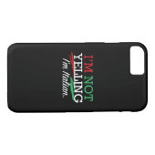 Coques Case-Mate iPhone Je suis Italien (Dos (Horizontal))