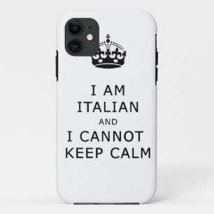 Coque Case-Mate Pour iPhone je suis italien et je ne peux pas garder le cas
