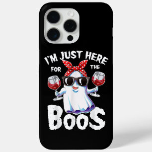 Coque iPhone 15 Pro Max Je suis juste ici pour le Boos Halloween Women Gho