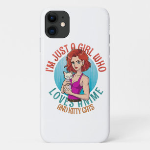 Case-Mate iPhone Case Je suis juste une fille qui aime les chats