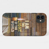 Coques Case-Mate iPhone Je suis la Lumière du Monde - Jean 8:12 (Dos (Horizontal))