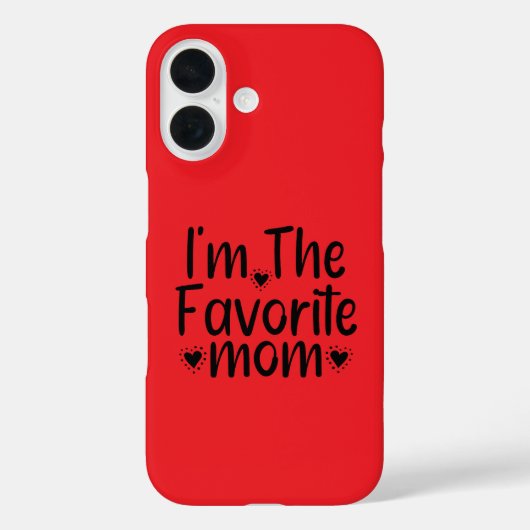 Coques Case-Mate iPhone Je suis la mère préférée (Verso)