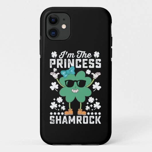 Coques Case-Mate iPhone Je suis la princesse Shamrock de la Saint-Patrick (Dos)