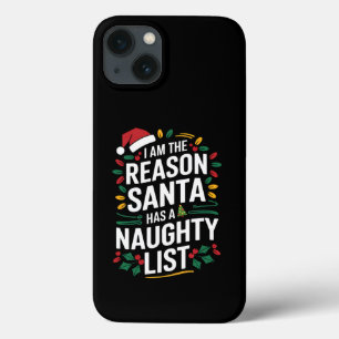 Case-Mate iPhone Case Je suis la raison pour laquelle Santa a une liste
