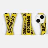 Coques Case-Mate iPhone Je suis offensé que la police ne croise pas (Verso (horizontal))