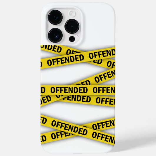 Coques Case-Mate iPhone Je suis offensé que la police ne croise pas (Verso)