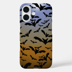 Coques iPhone 16 Je suis partie Batty pour les chauves-souris noire