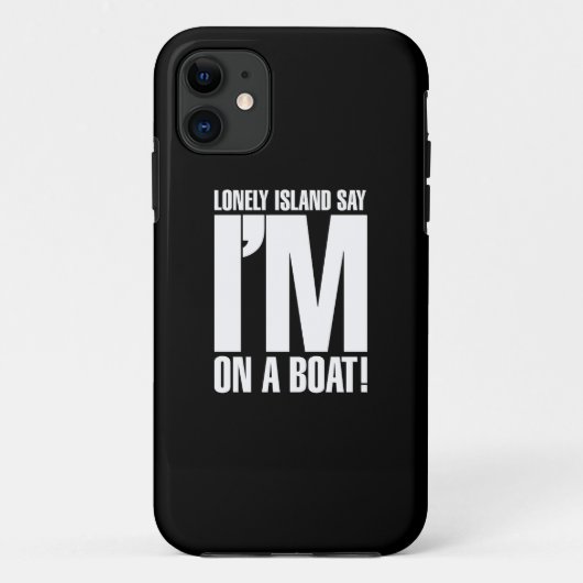 Coques Case-Mate iPhone Je suis sur un bateau (Dos)