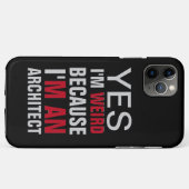 Coques Case-Mate iPhone Je suis un architecte (Dos (Horizontal))