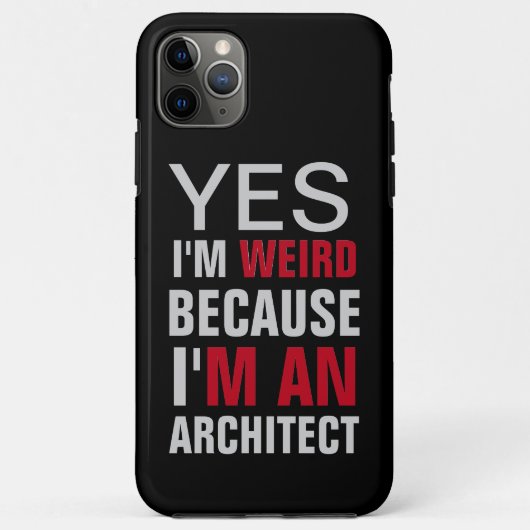 Coques Case-Mate iPhone Je suis un architecte (Dos)