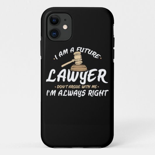 Coques Case-Mate iPhone Je Suis Un Avocat Du Futur (Dos)