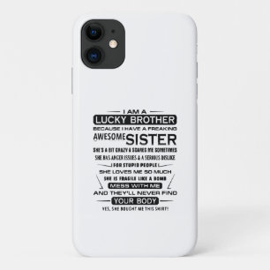 Case-Mate iPhone Case Je Suis Un Frère Chanceux Qui Donne Des Cadeaux À