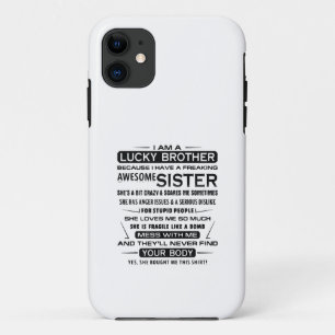 Case-Mate iPhone Case Je Suis Un Frère Chanceux Qui Donne Des Cadeaux À