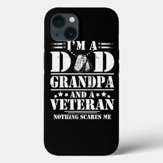 Case-Mate iPhone Case Je Suis Un Papa Grand-Père Et Un Vétéran Chemises 