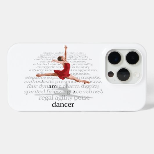 Coques Case-Mate iPhone Je Suis Une danseuse (Verso (horizontal))