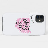 Coques Case-Mate iPhone Je suis une fille de l'Ohio (Dos (Horizontal))