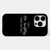 Coques Case-Mate iPhone Je suis une fille de M. Knightley (Verso (horizontal))