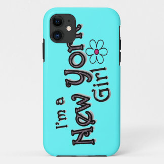 Coques Pour iPhone Je suis une fille de New York, fleur, couverture