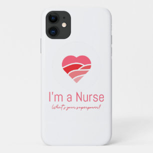 Case-Mate iPhone Case Je suis une infirmière Quel est votre coeur de sup