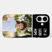 Coques Case-Mate iPhone Je suis une maman chanceuse (Verso (horizontal))